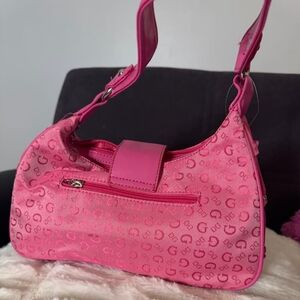 Pink Designer-Style Shoulder Bag